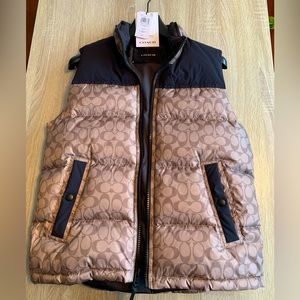 Coach Puffer Vest *new